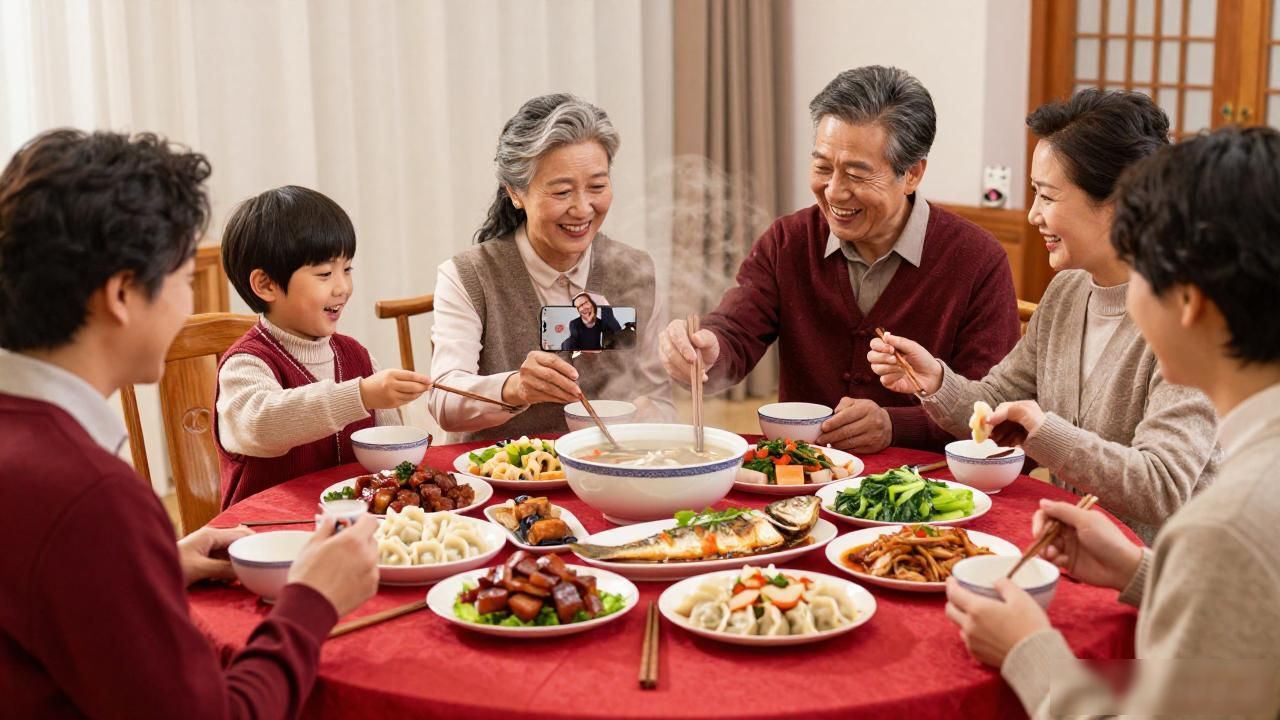 Spring Festival family reunion_Spring Festival family reunion_Spring Festival family reunion