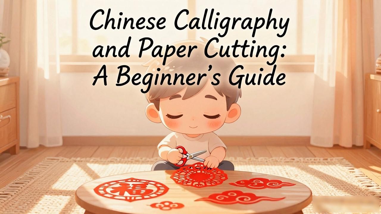 Chinese calligraphy & paper cutting_Chinese calligraphy & paper cutting_Chinese calligraphy & paper cutting