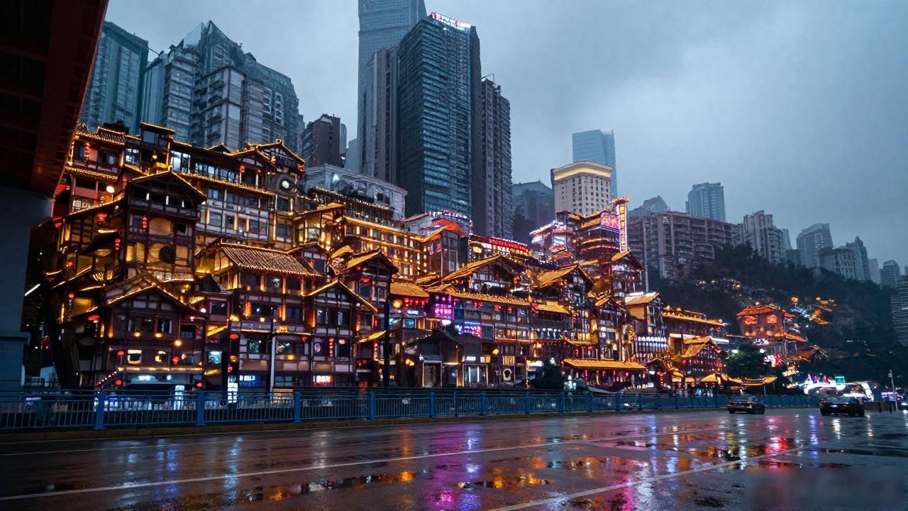 Cyberpunk cityscape photography in Chongqing_Cyberpunk cityscape photography in Chongqing_Cyberpunk cityscape photography in Chongqing