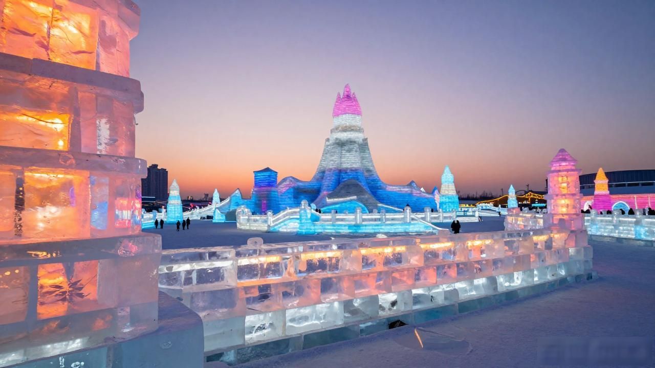 Harbin winter scenery_Harbin winter scenery_Harbin winter scenery