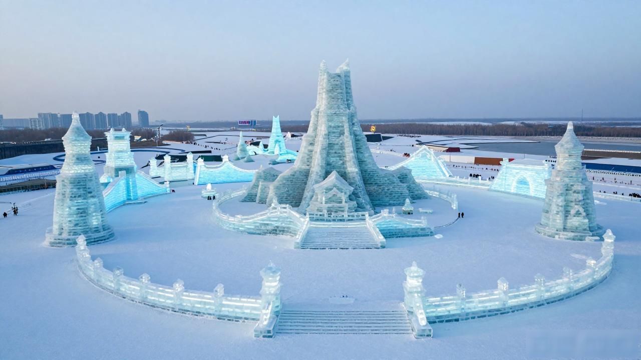 Harbin snow festival winter wonderland_Harbin snow festival winter wonderland_Harbin snow festival winter wonderland