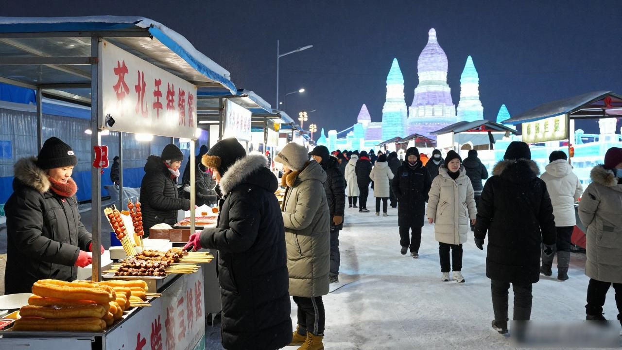 Harbin snow festival winter wonderland_Harbin snow festival winter wonderland_Harbin snow festival winter wonderland