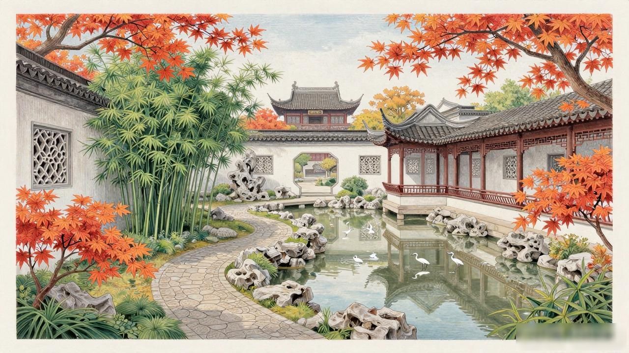 Suzhou Gardens origin_Suzhou Gardens origin_Suzhou Gardens origin