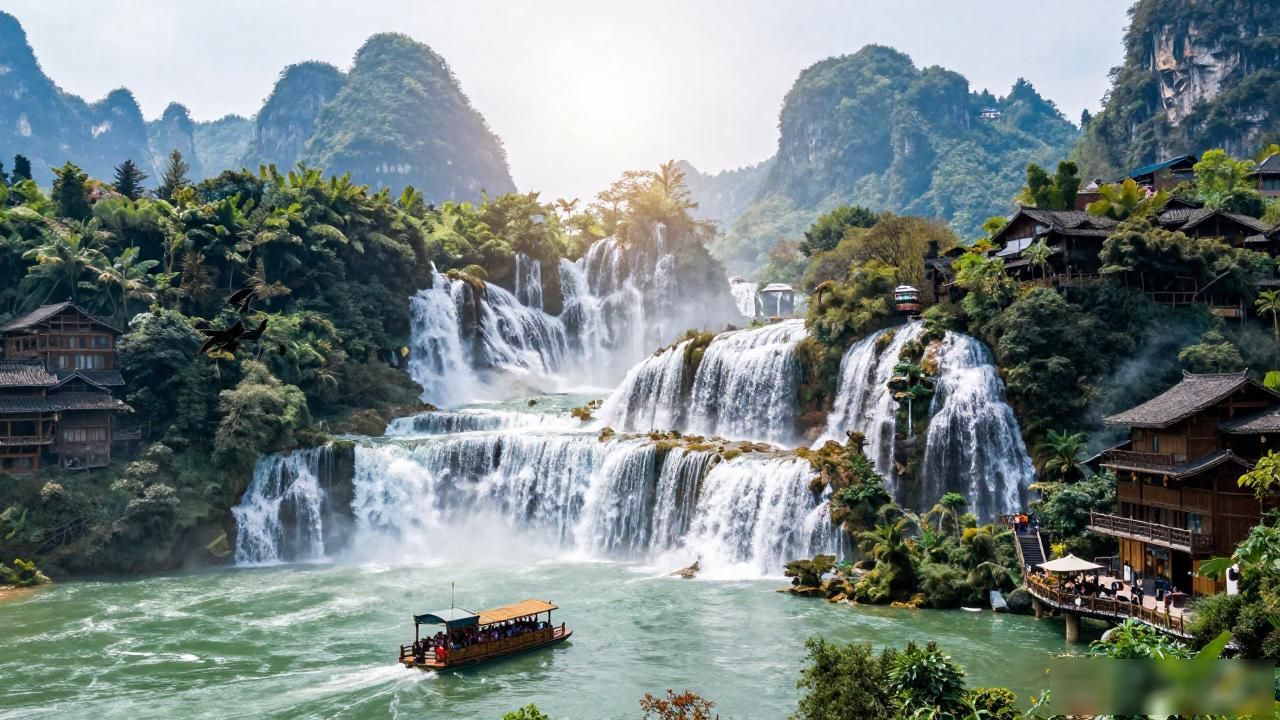 Zhangjiajie waterfalls_Zhangjiajie waterfalls_Zhangjiajie waterfalls