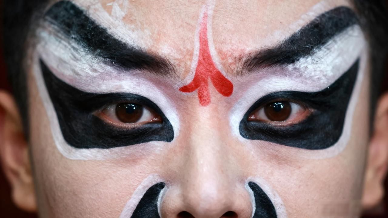 Sichuan Opera makeup techniques_Sichuan Opera makeup techniques_Sichuan Opera makeup techniques
