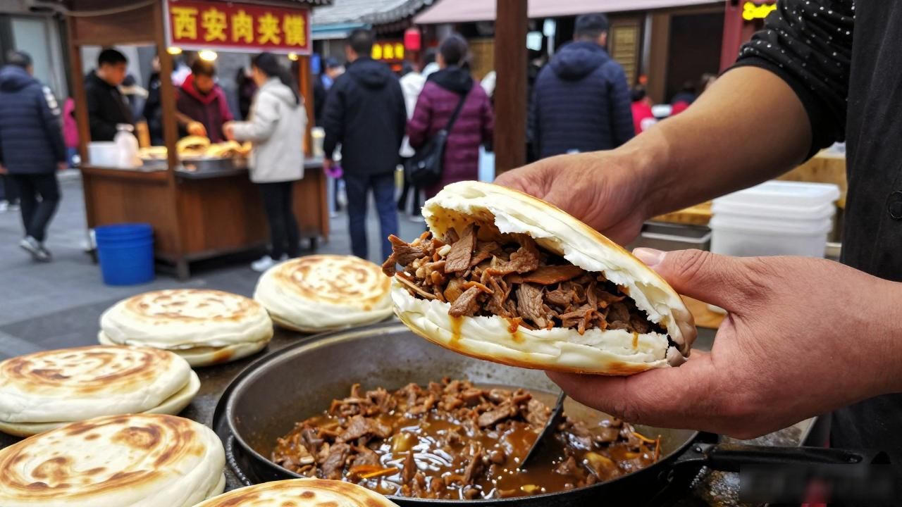 肉夹馍馅料最佳配方_Xi'an roujiamo_肉夹馍相当于几碗米饭