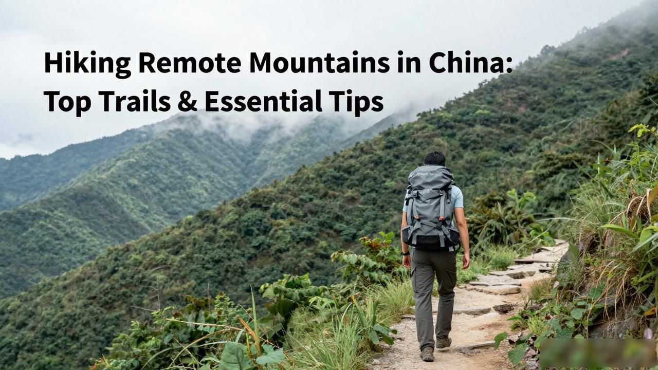 hiking remote China mountains_hiking remote China mountains_hiking remote China mountains