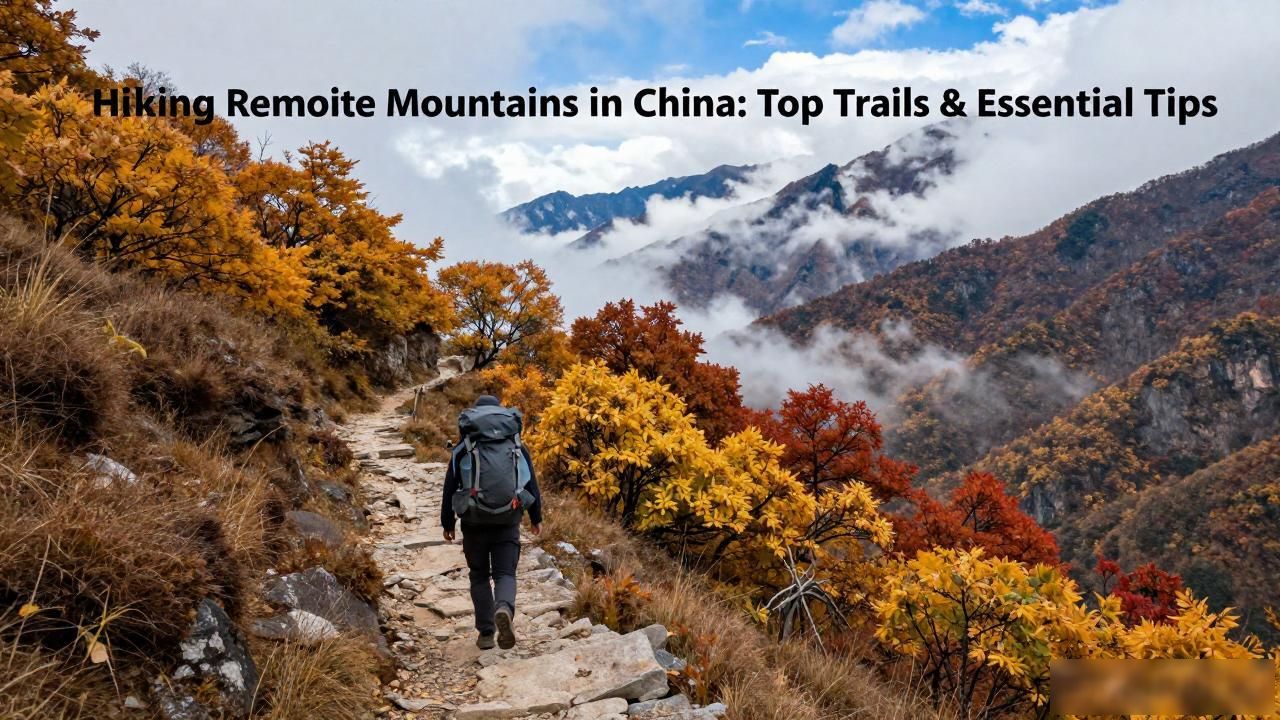 hiking remote China mountains_hiking remote China mountains_hiking remote China mountains
