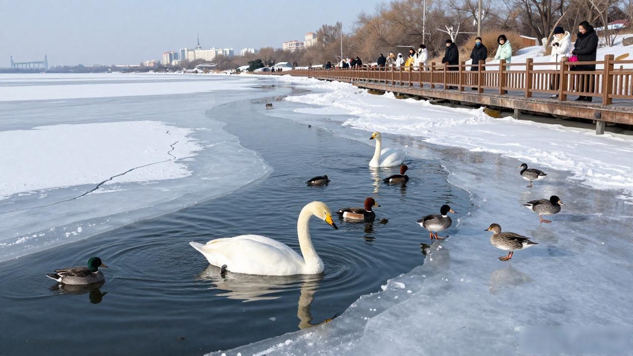 Harbin winter wildlife view_Harbin winter wildlife view_Harbin winter wildlife view