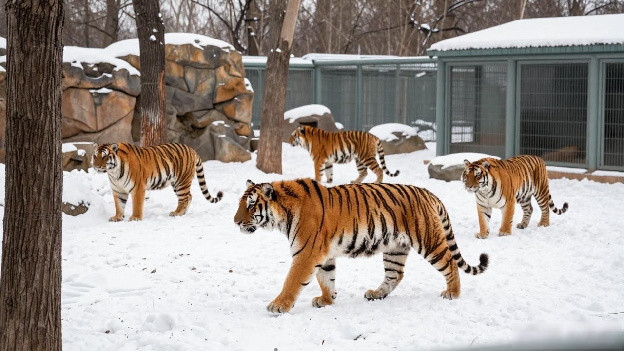 Harbin winter wildlife view_Harbin winter wildlife view_Harbin winter wildlife view