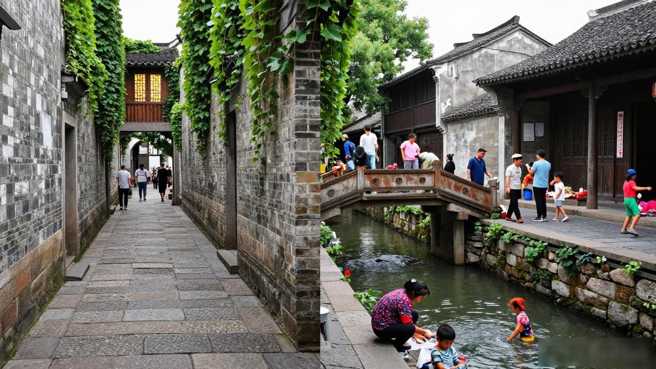 Old town alleys in China_Old town alleys in China_Old town alleys in China