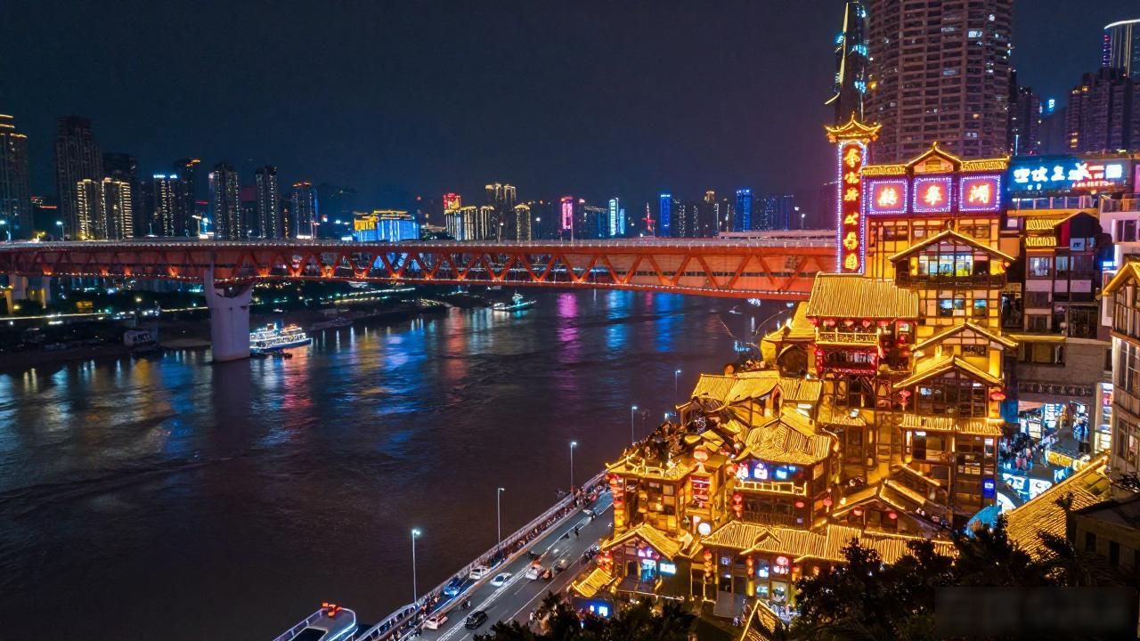 Chongqing night view_Chongqing night view_Chongqing night view