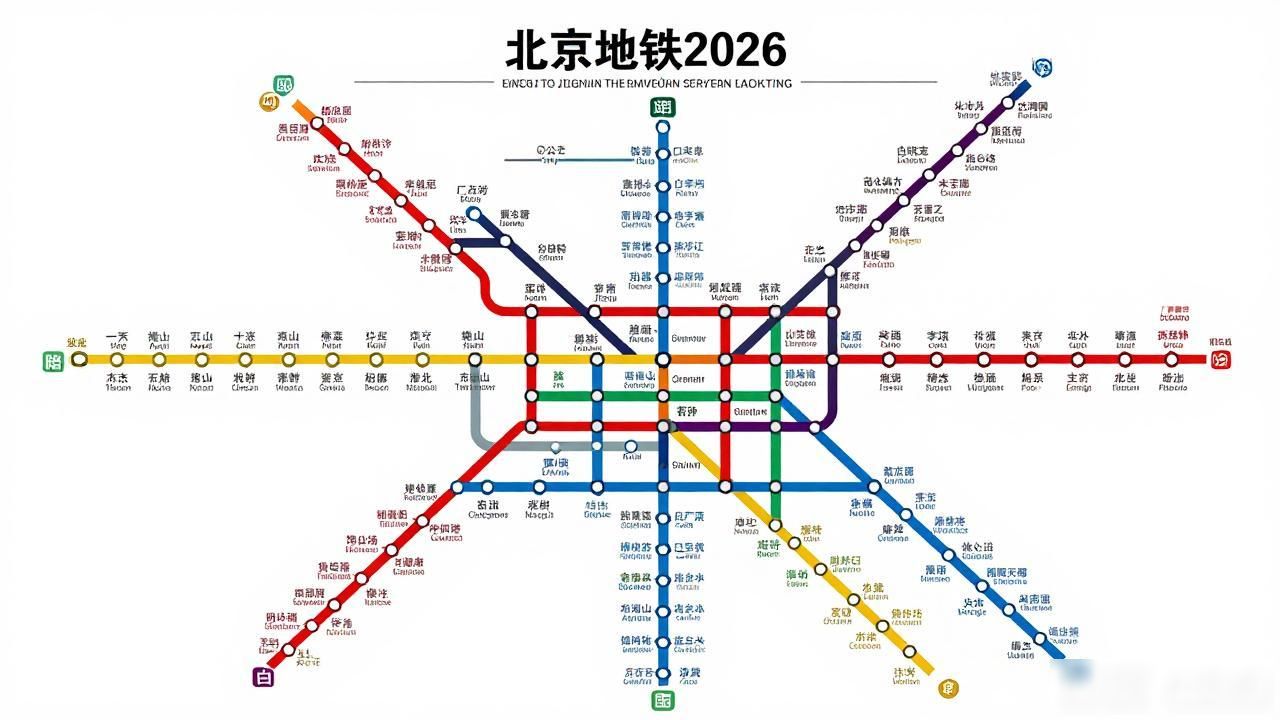 Beijing subway line map_Beijing subway line map_Beijing subway line map