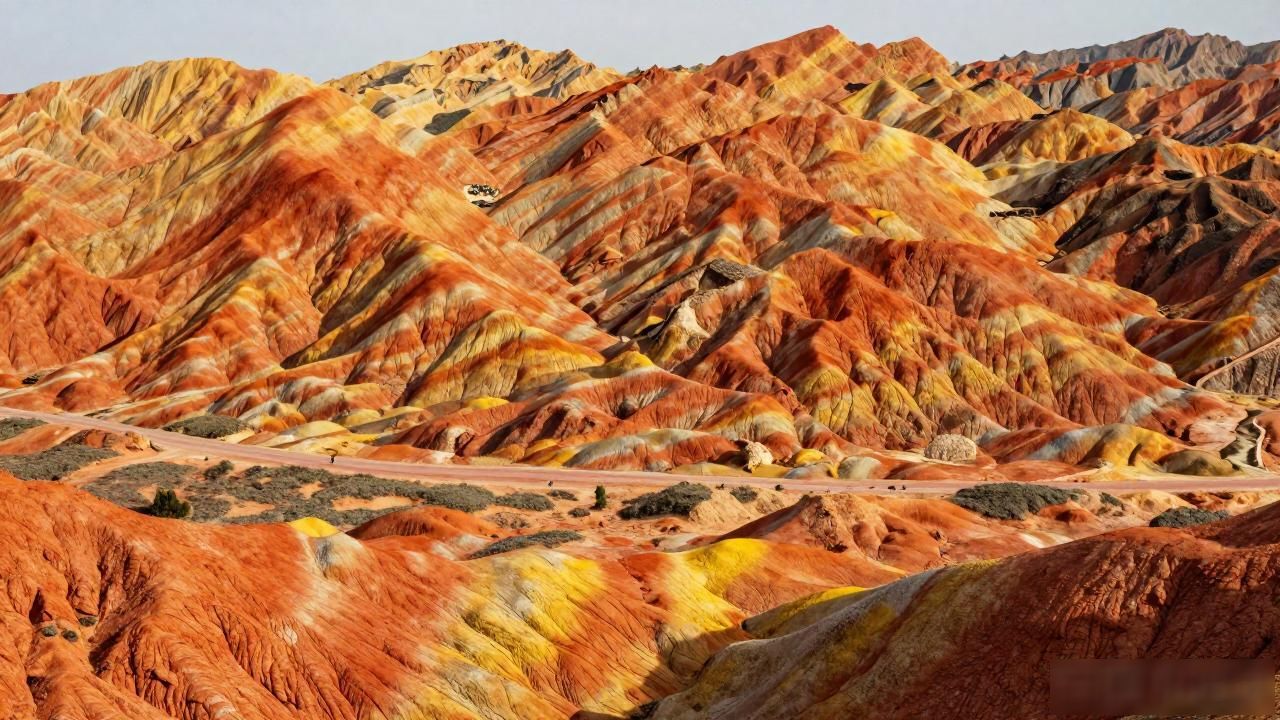colorful mountains Gansu_colorful mountains Gansu_colorful mountains Gansu
