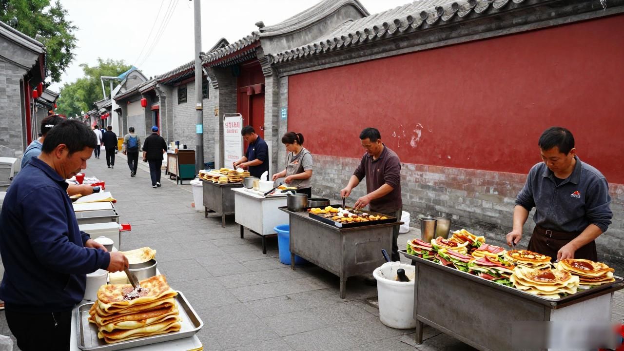 煎饼馃子_Jianbingguozi_煎饼果子图片