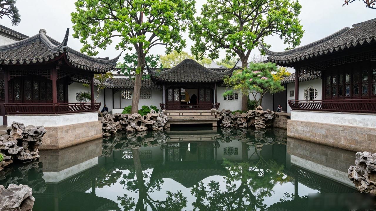 Suzhou Gardens water features_Suzhou Gardens water features_Suzhou Gardens water features