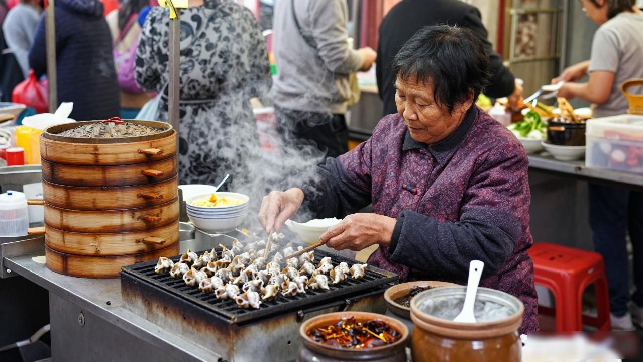 Street food stalls in China_Street food stalls in China_Street food stalls in China