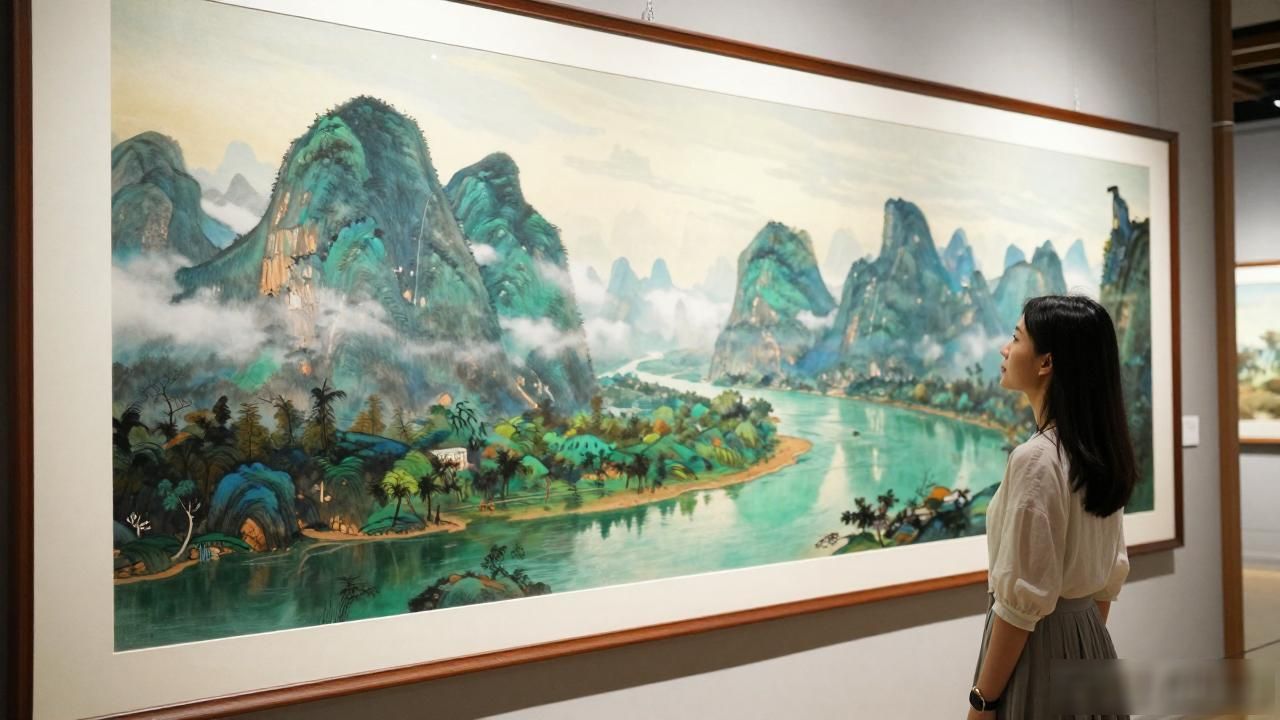 Guilin landscape painting_Guilin landscape painting_Guilin landscape painting