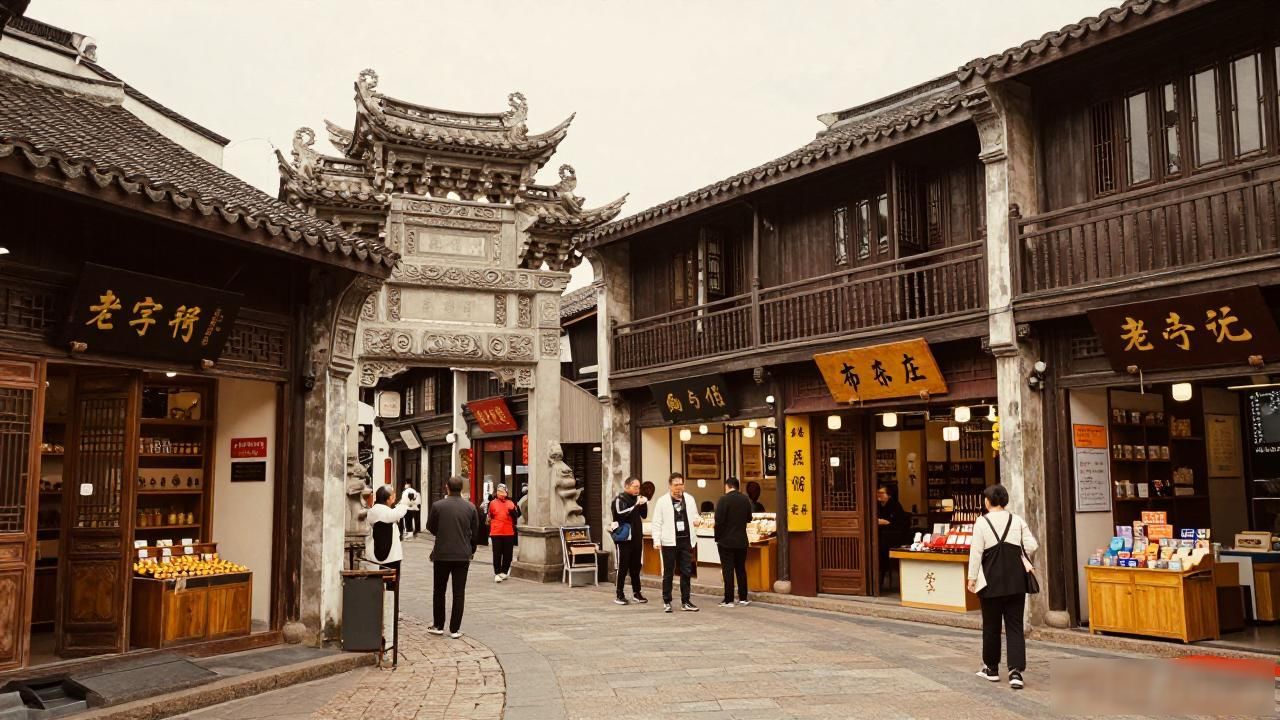 Old town shops in China_Old town shops in China_Old town shops in China