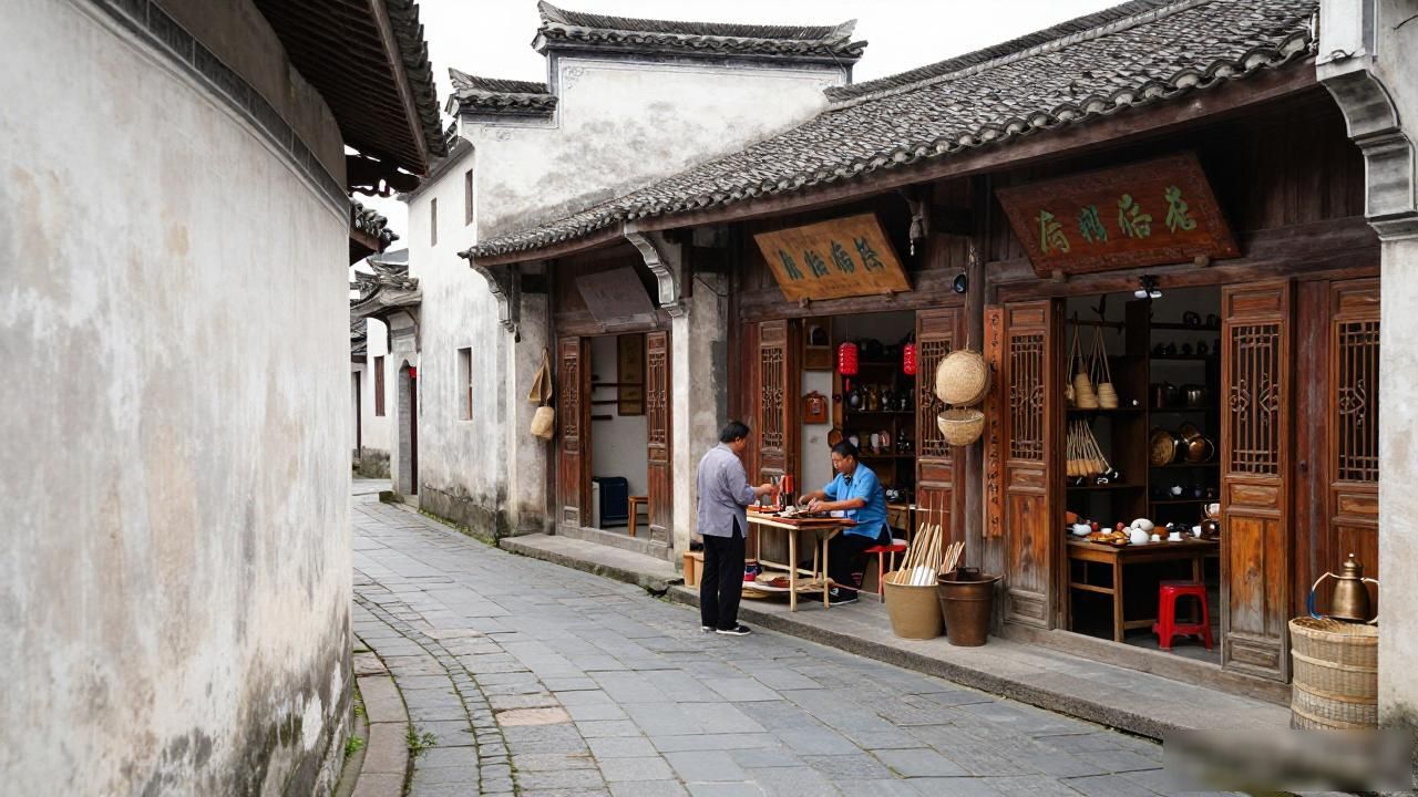 Old town shops in China_Old town shops in China_Old town shops in China