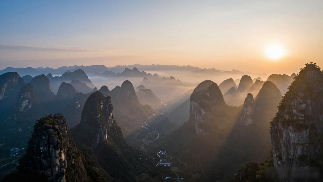 Guizhou hidden mountain_Guizhou hidden mountain_Guizhou hidden mountain