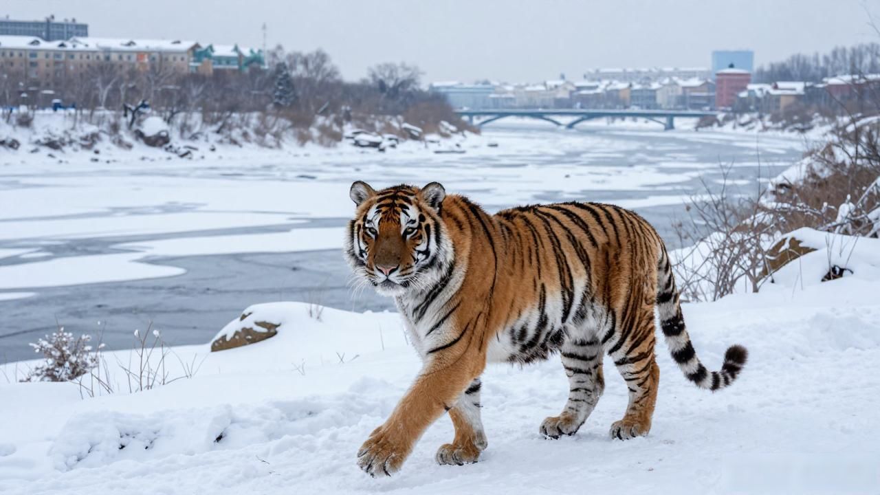Harbin winter wildlife view_Harbin winter wildlife view_Harbin winter wildlife view