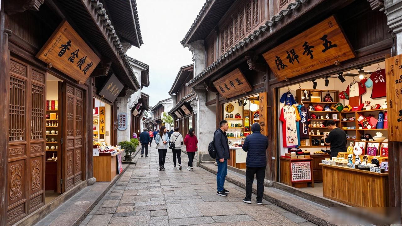 Old town shops in China_Old town shops in China_Old town shops in China