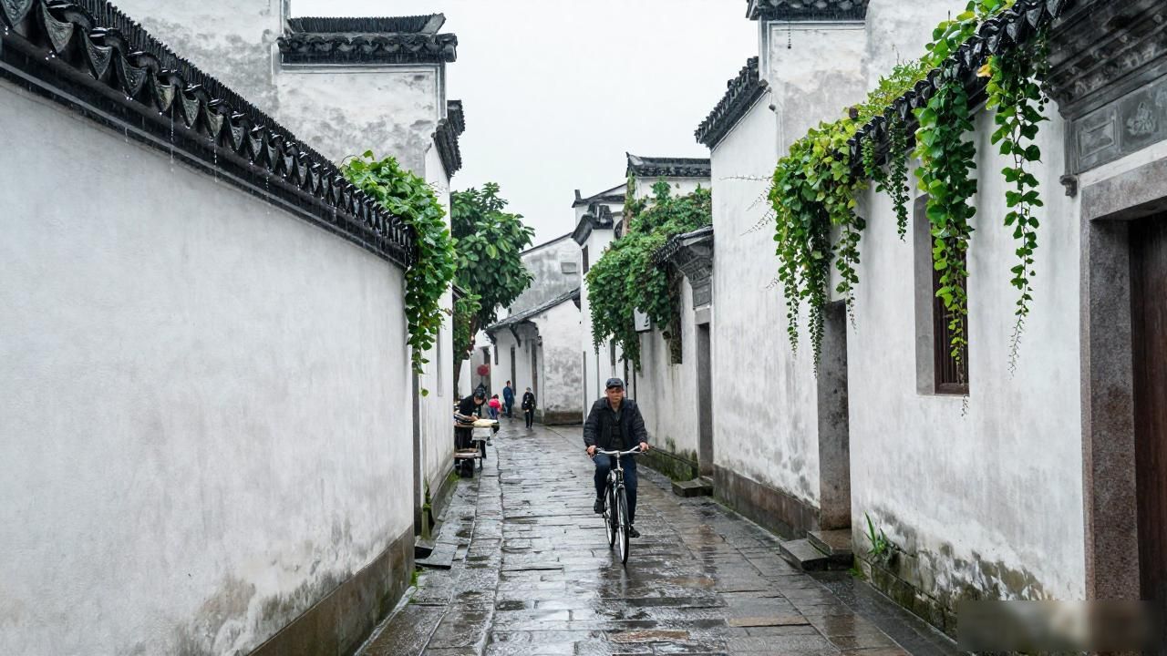 Old town alleys in China_Old town alleys in China_Old town alleys in China