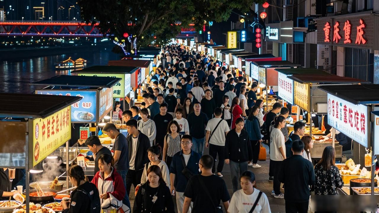 Chongqing night market_Chongqing night market_Chongqing night market