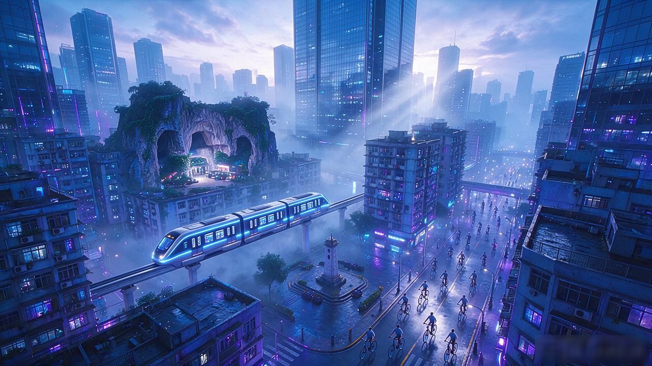 Cyberpunk city China_Cyberpunk city China_Cyberpunk city China