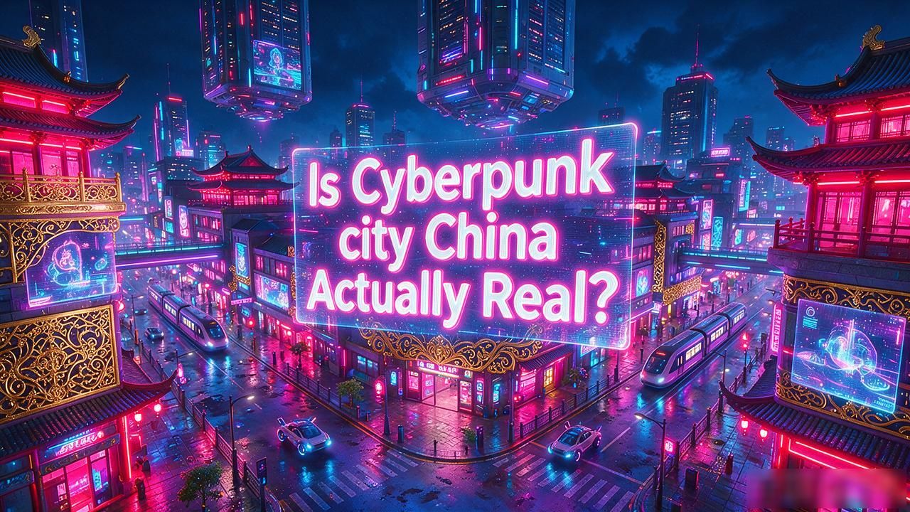 Cyberpunk city China_Cyberpunk city China_Cyberpunk city China